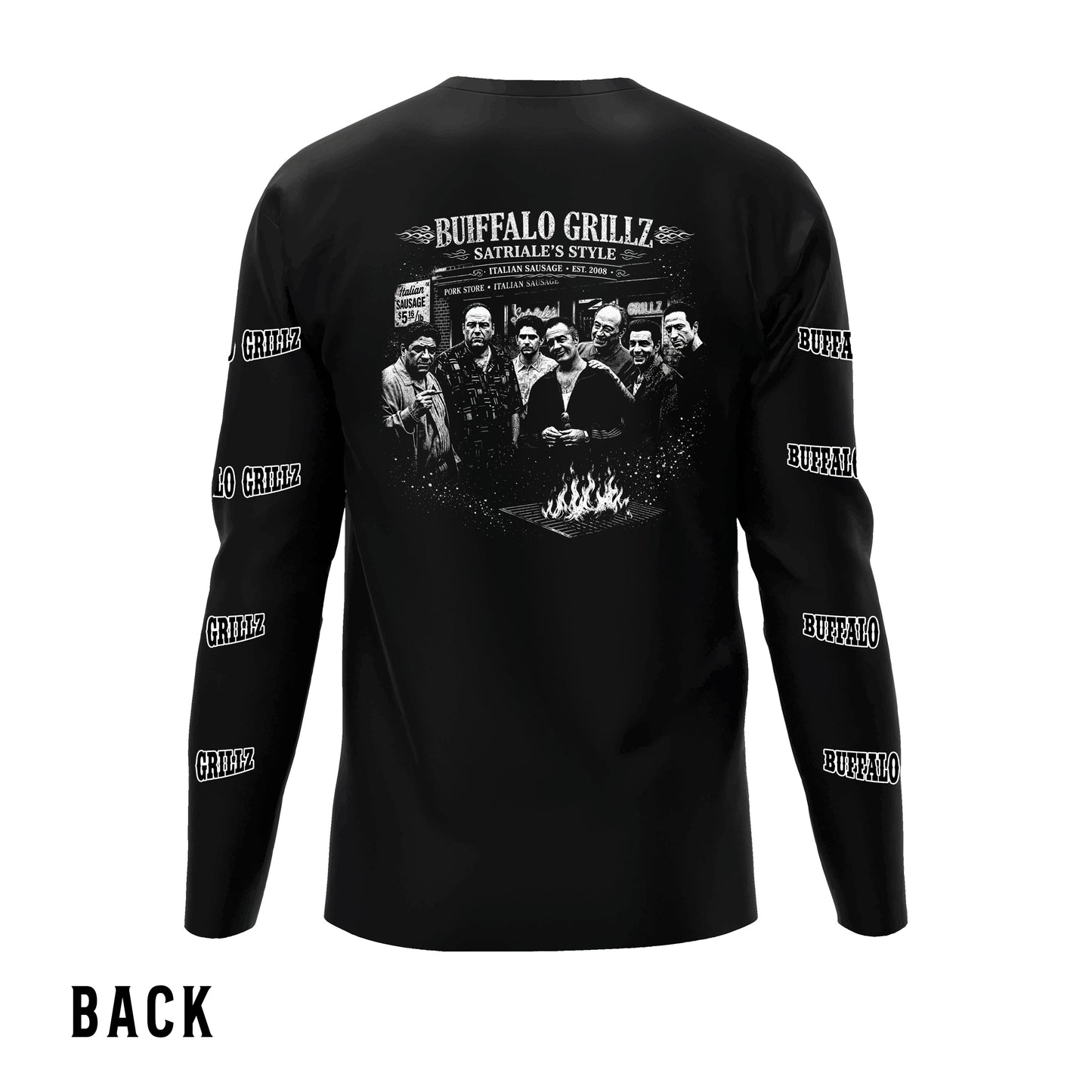 Buffalo Grillz Longsleeve "Satriale's style"