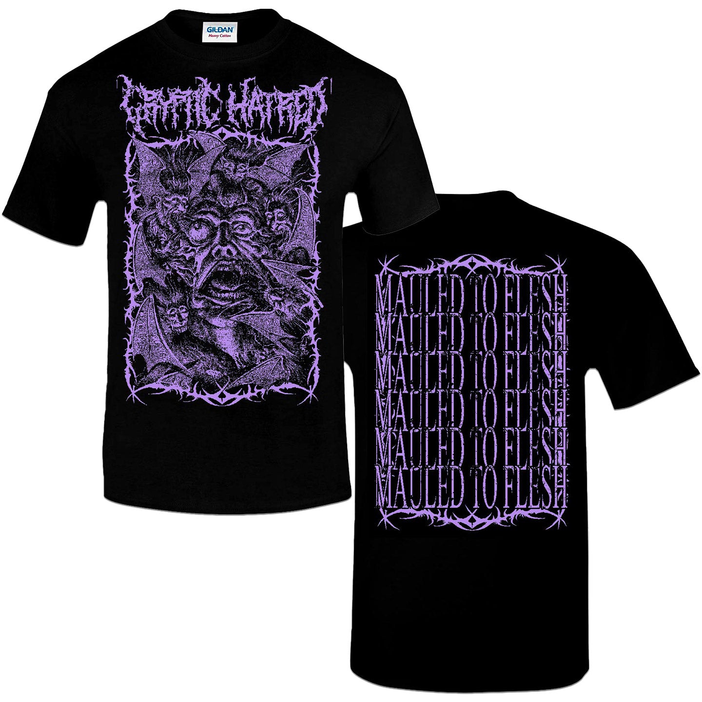 Cryptic Hatred - “Internal Torment” 1 Year Anniversary Black T-Shirt (preorder)