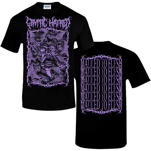 Cryptic Hatred - “Internal Torment” 1 Year Anniversary Black T-Shirt