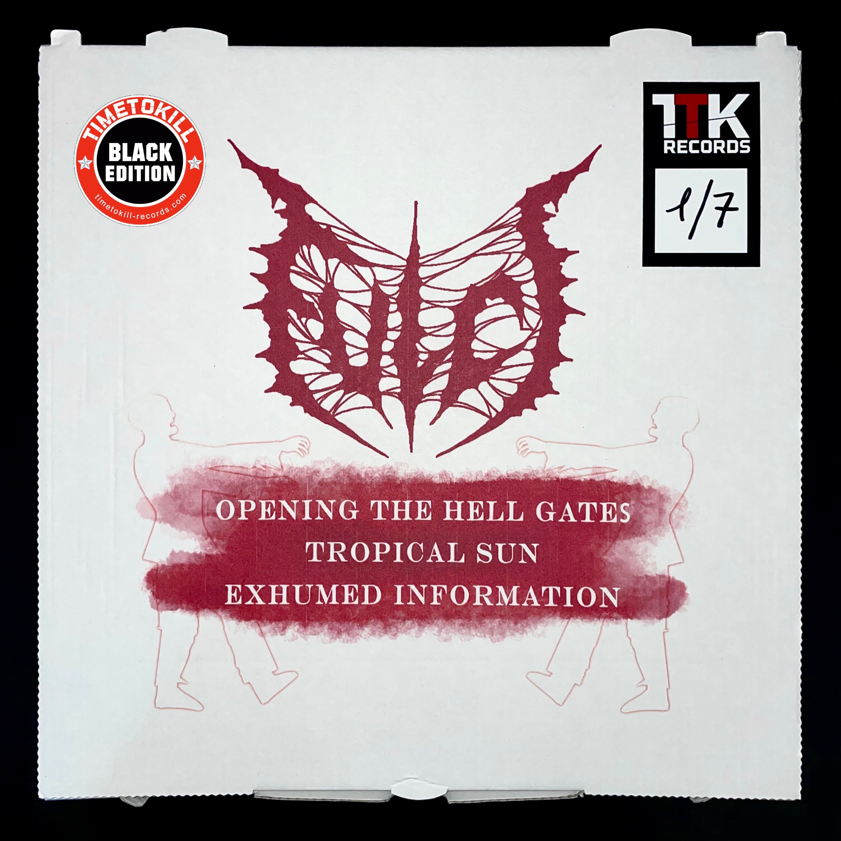 FULCI Discography - LP Black Edition - Pizza Zombie Delivery