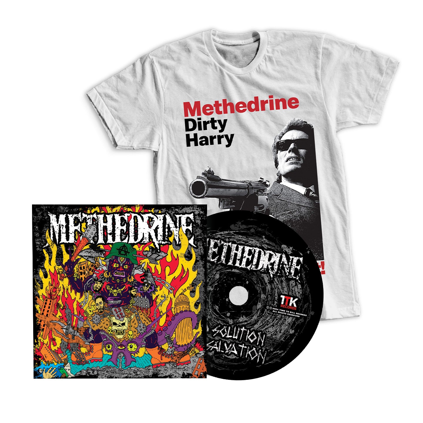 Methedrine "No solution, no salvation" cd+t-shirt Bundle