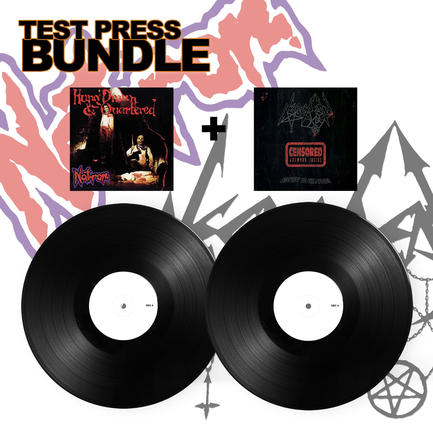 Natron&Necrodeath Test press Bundle