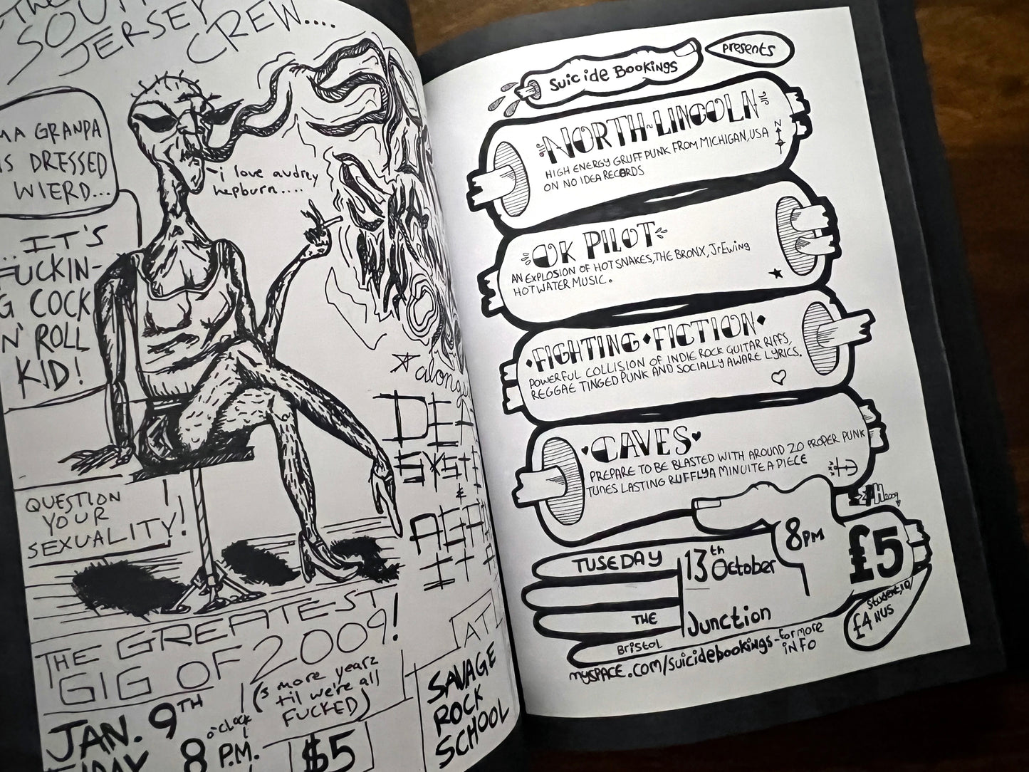 Punk & Hardcore Flyers on the Wall vol.1