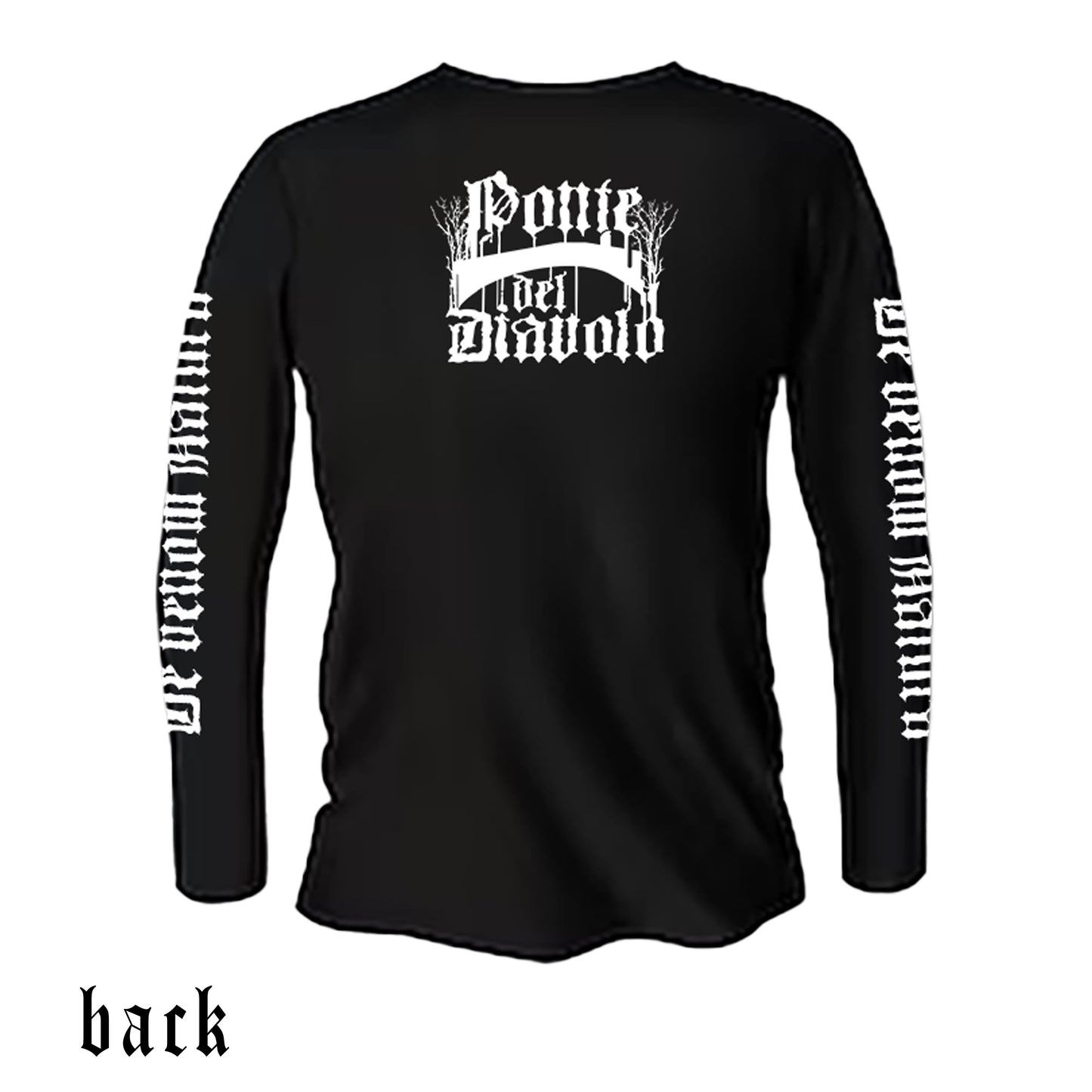 Ponte del Diavolo "Heart" black longsleeve