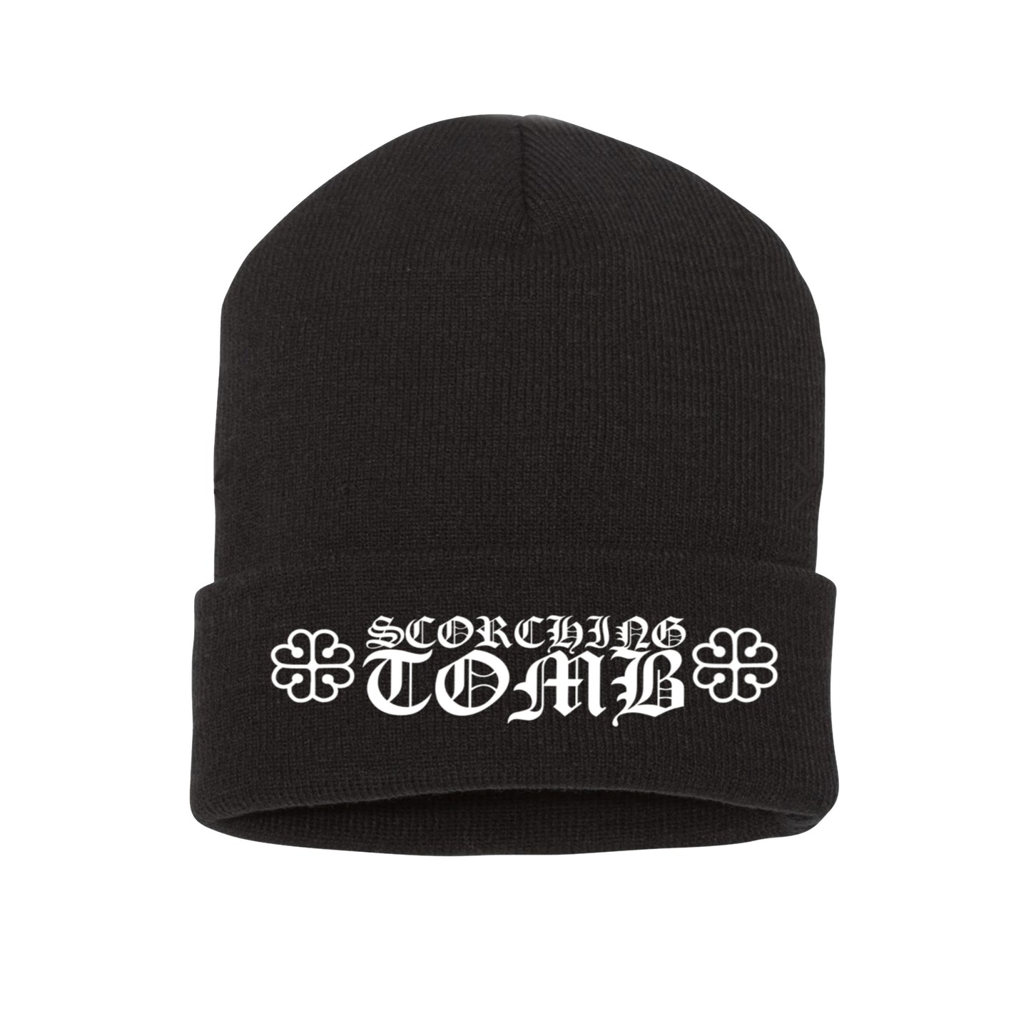 Scorching Tomb black beanie