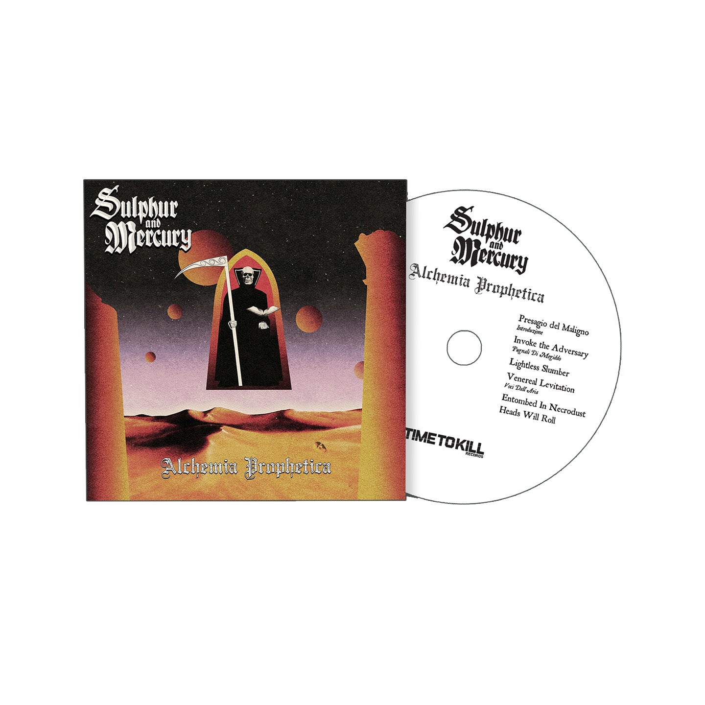 Sulphur and Mercury "Alchemia Prophetica" cd jewel case