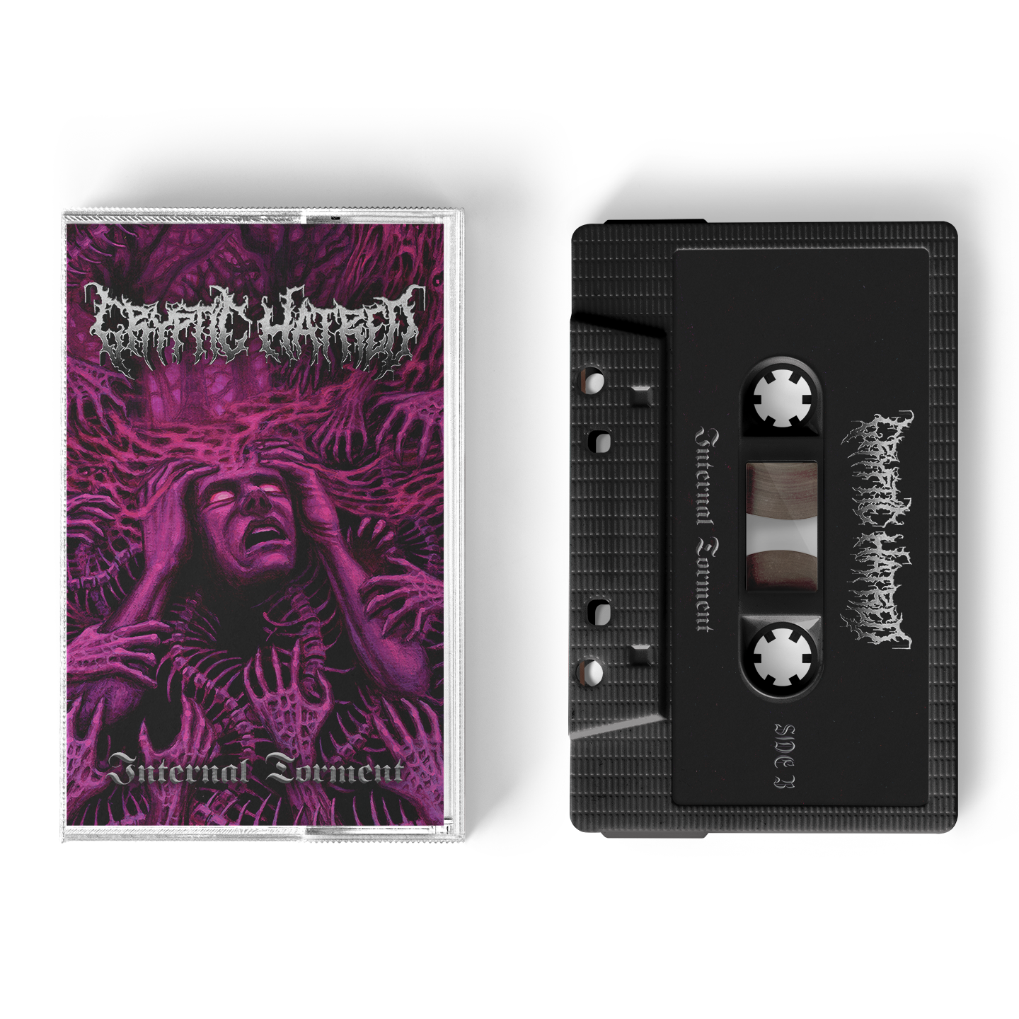 Cryptic Hatred "Internal Torment" mc black