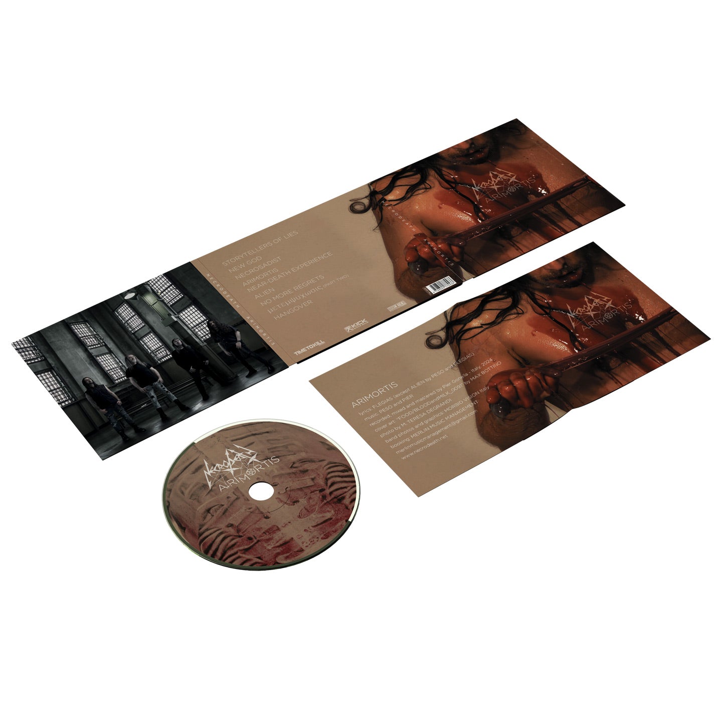 Necrodeath "Arimortis" CD digipack