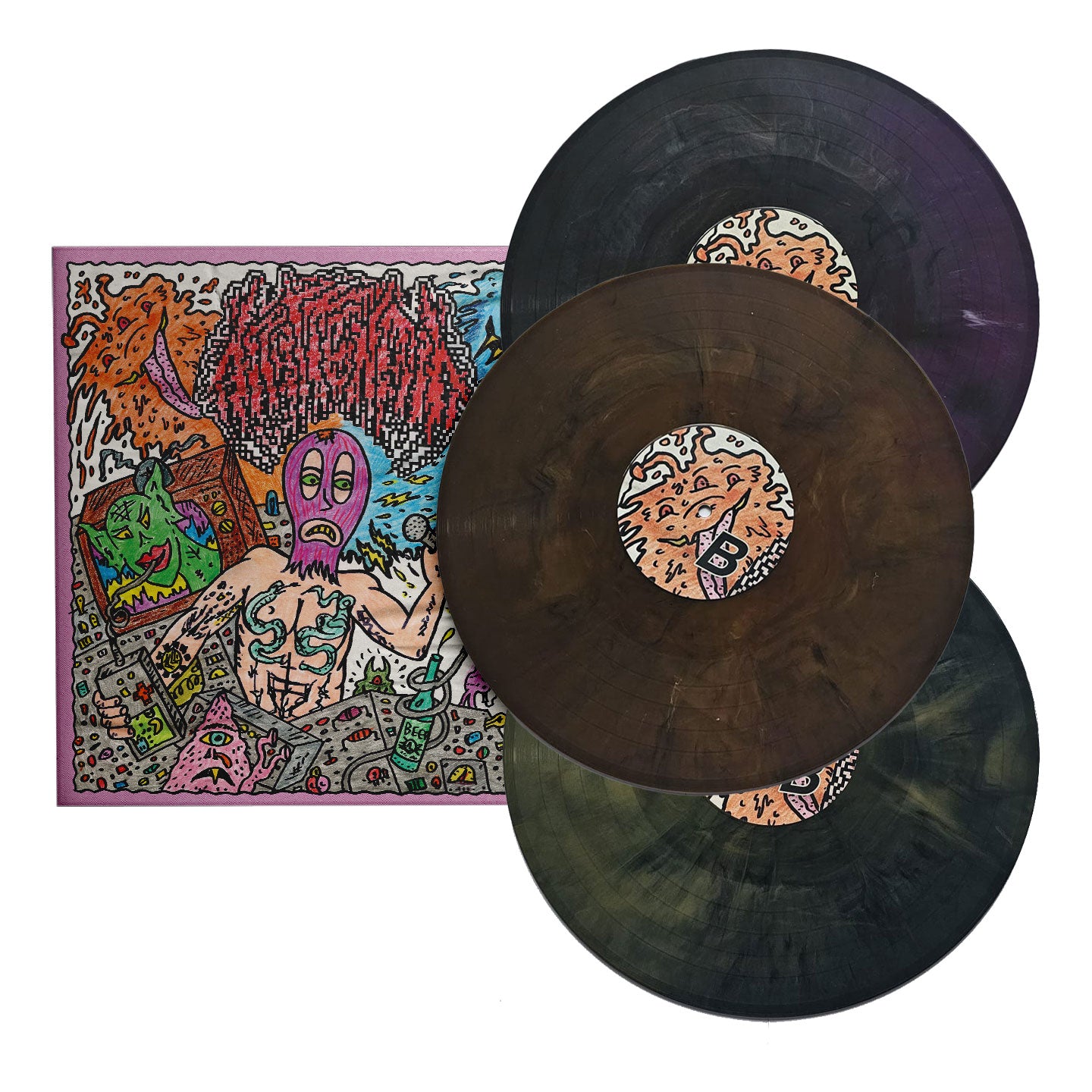 arottenbit "You Don't Know What Chiptune Is" LP 12" Marble Mixed Colors (preorder)