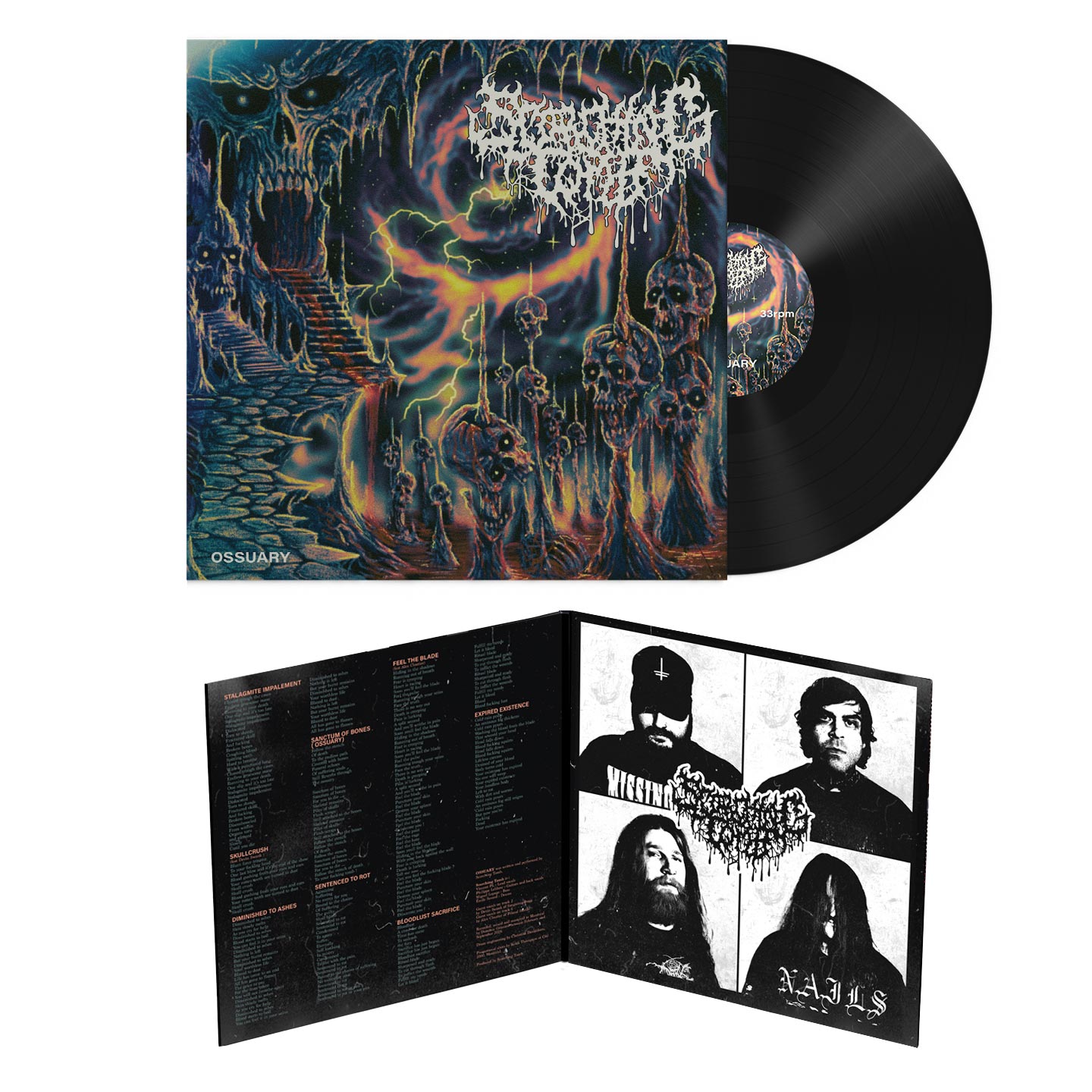 Scorching Tomb - Ossuary - LP gatefold black (preorder)