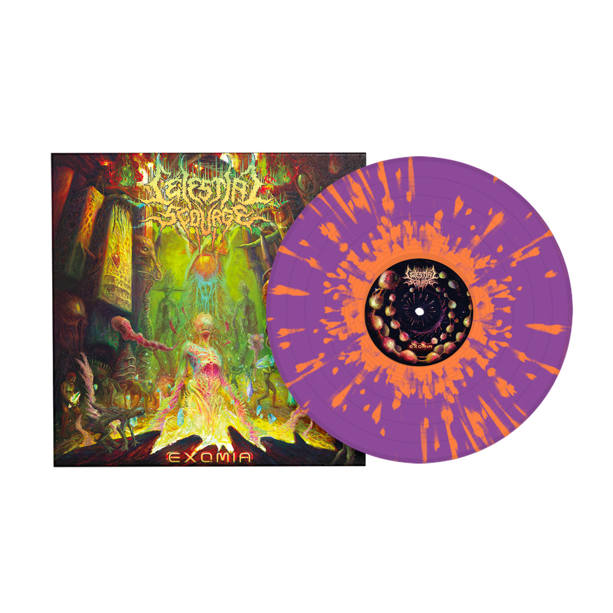 Celestial Scourge - Exomia - Purple Splatter LP