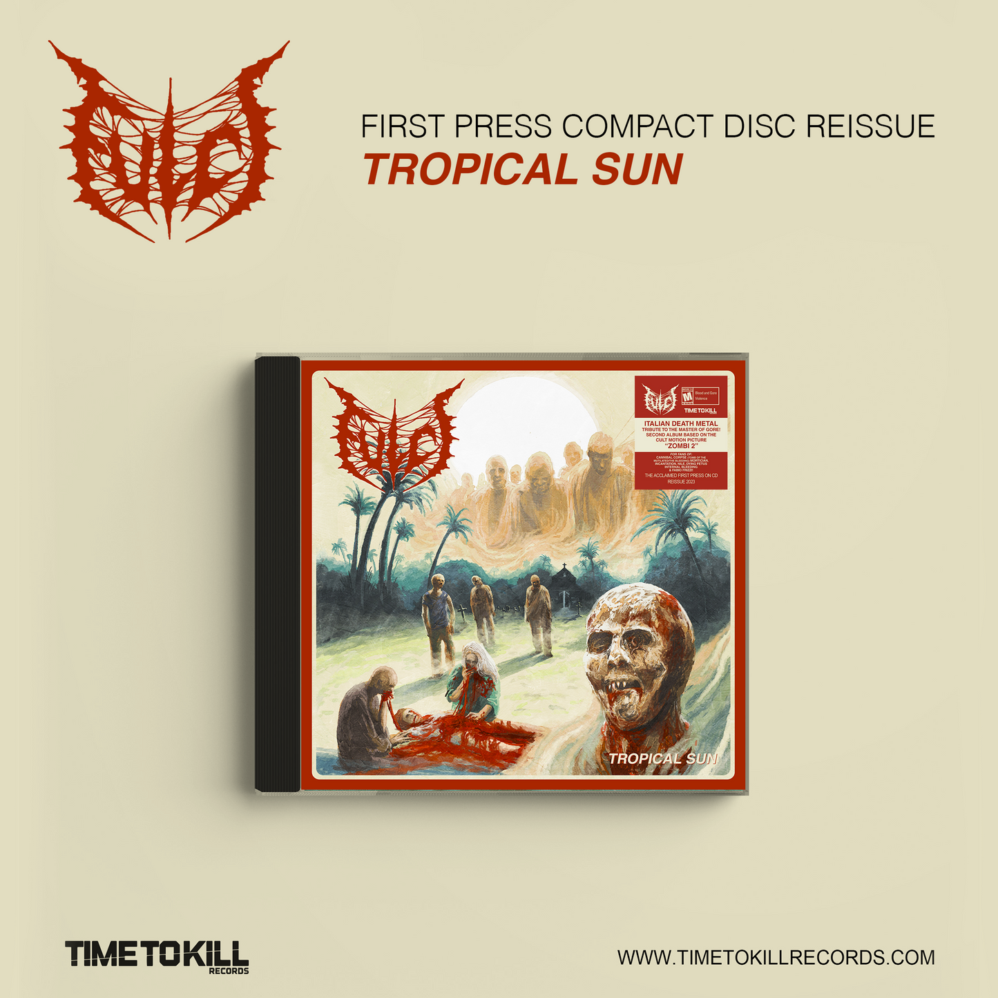 Fulci "Tropical Sun" CD Jewel Case