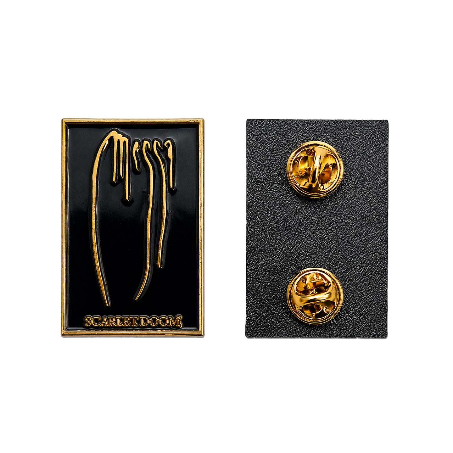 Messa - Black Gold Metal Pin