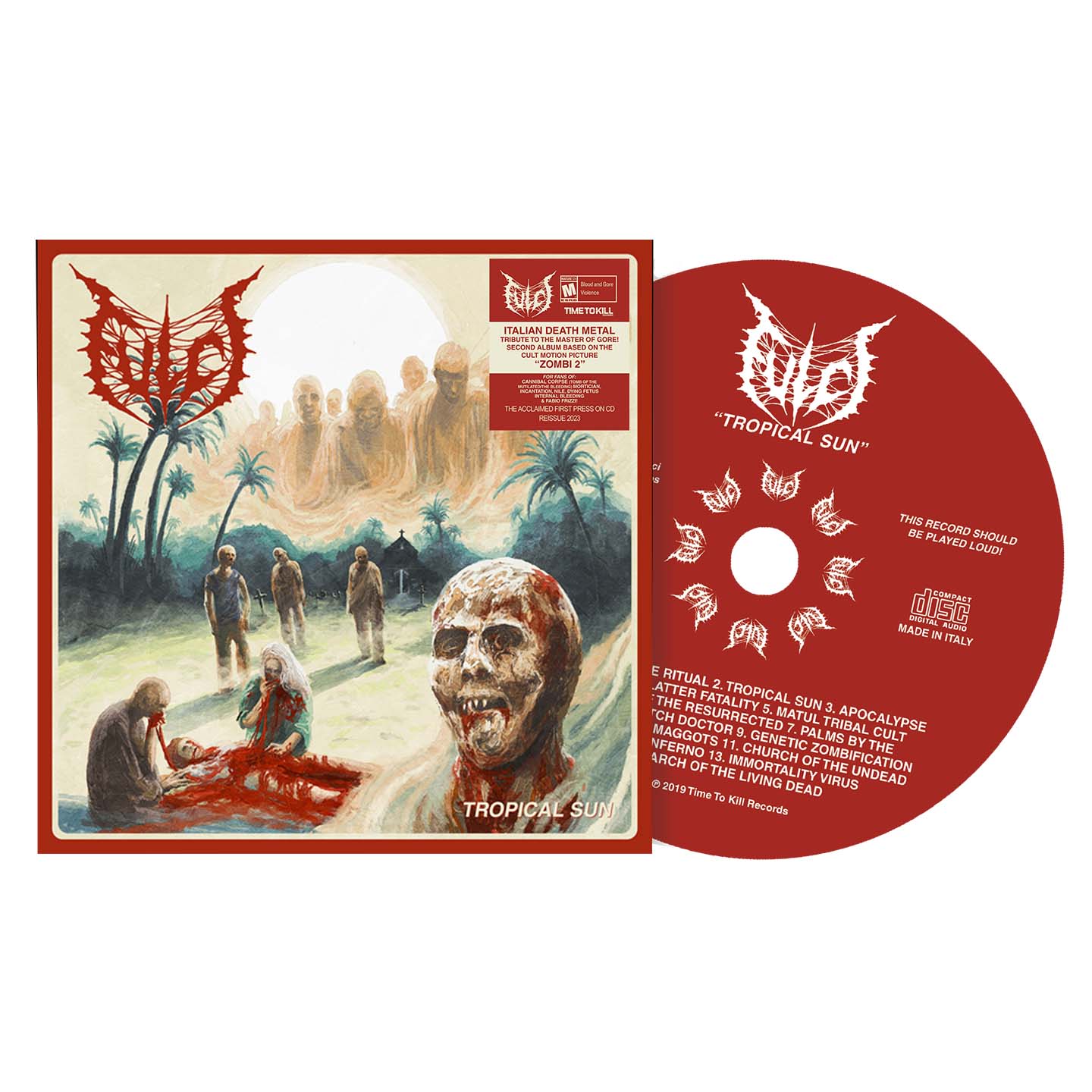 Fulci "Tropical Sun" CD Jewel Case