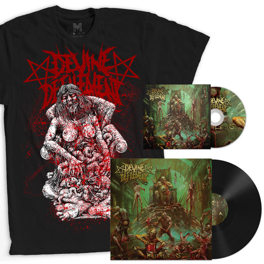 Devine Definement - Ruthless | Cd + Vinyl + T-Shirt Bundle