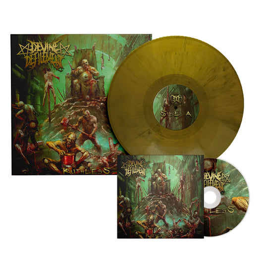 Devine Defilement - Ruthless | Marble Vinyl + CD Digipack Bundle