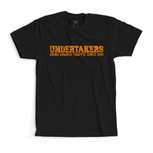 Undertakers official orange logo t-shirt