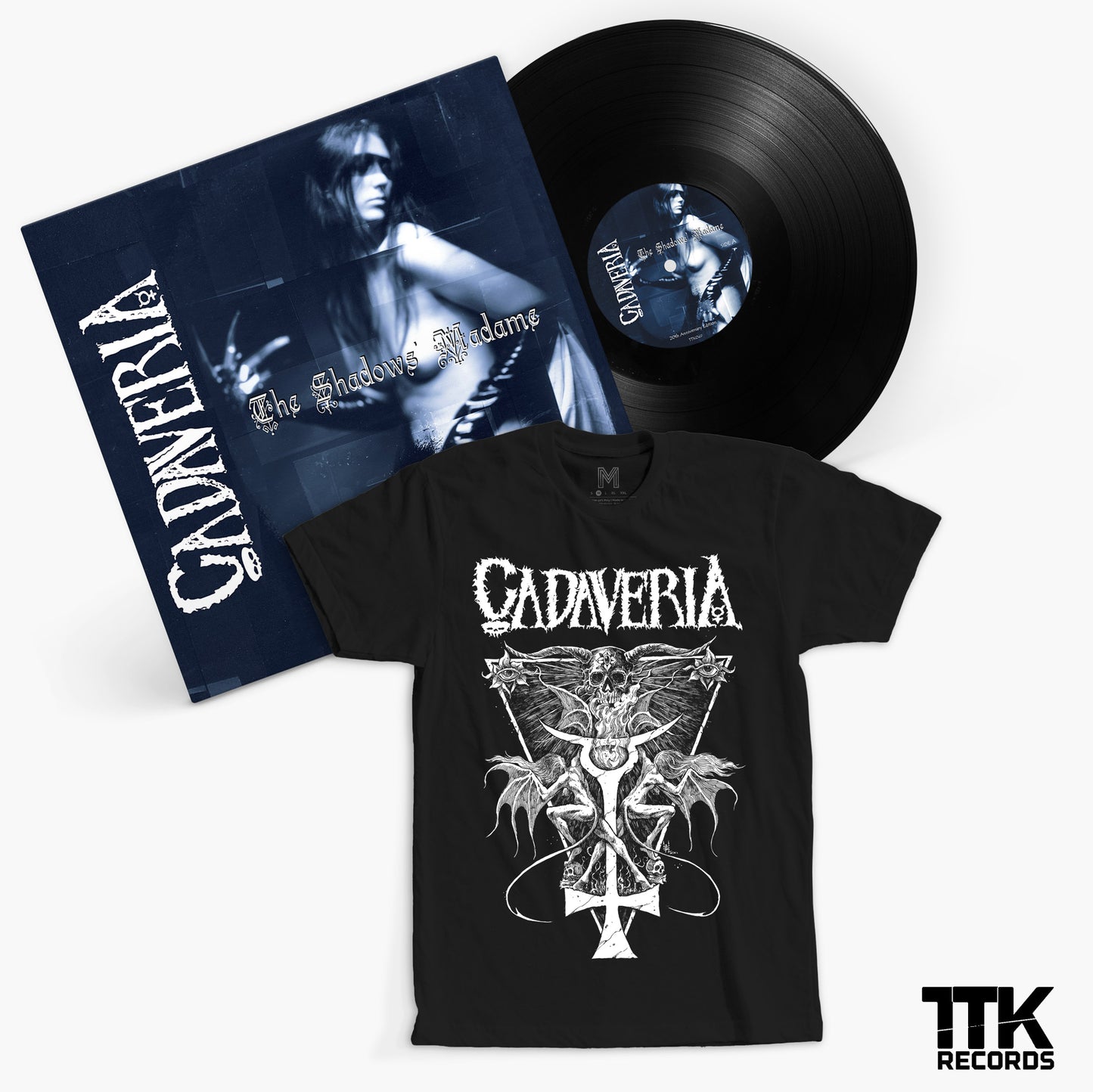 Cadaveria "The Shadows' Madame" LP Black bundle