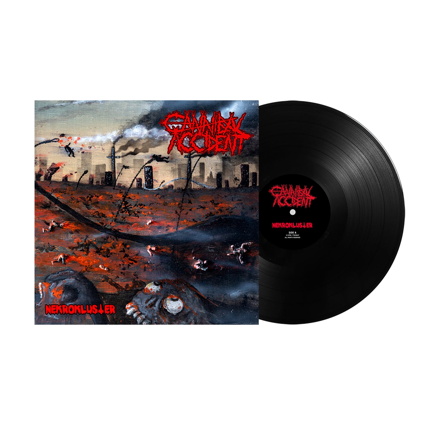 Cannibal Accident "Nekrokluster" LP bundle