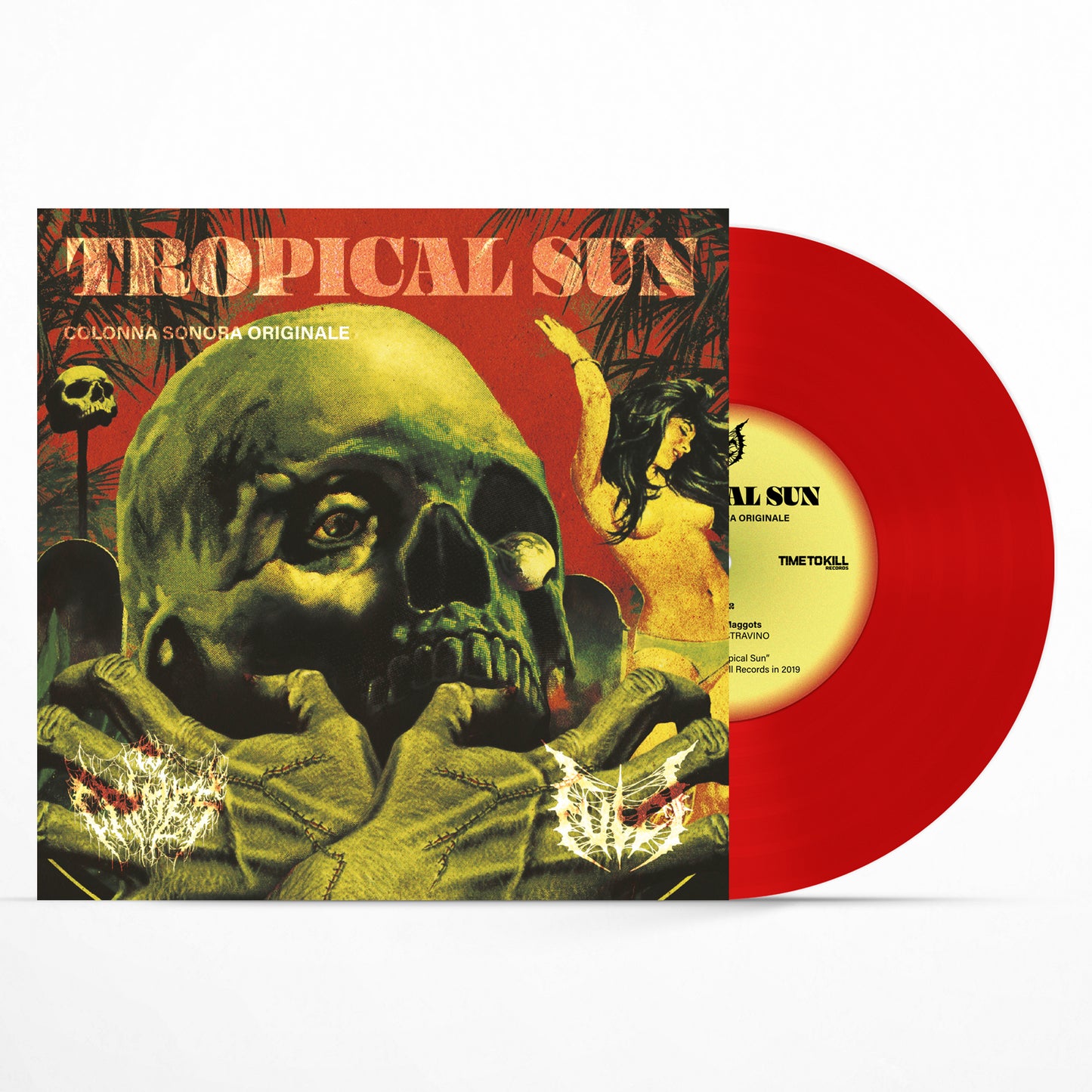 Fulci "Tropical Sun - The short movie OST" LP 7" red vinyl