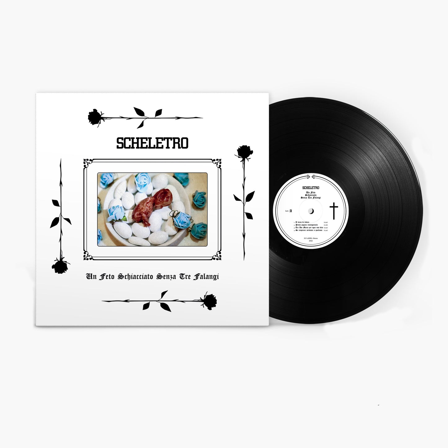 Scheletro "Un feto schiacciato senza tre falangi" LP 12"