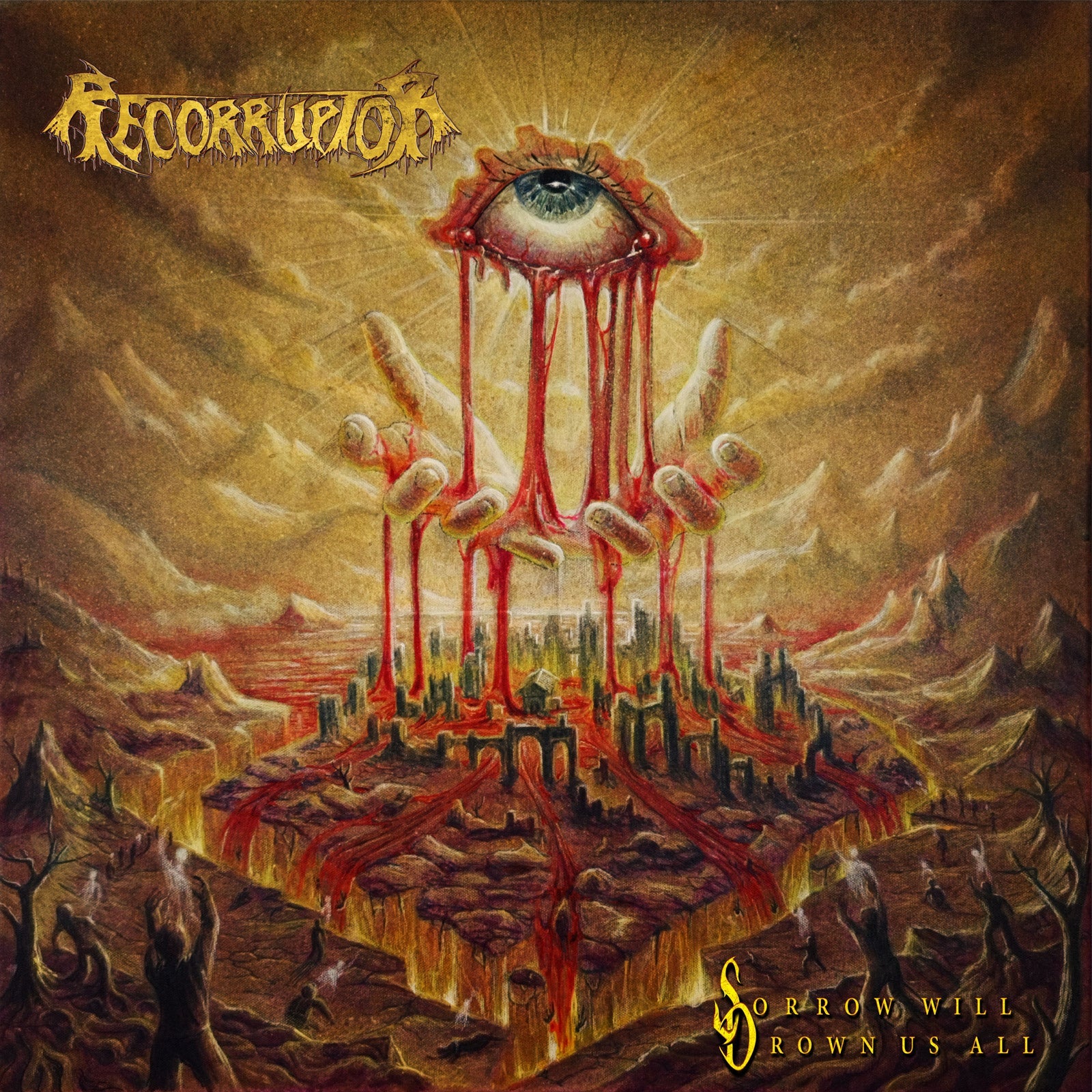 Last Retch Band Logo Recorruptor - Sorrow Will Drown Us All – Time To Kill Records