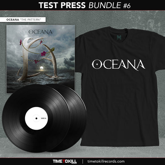 Oceana "The Pattern" - T-shirt + double lp test press vinyl BUNDLE