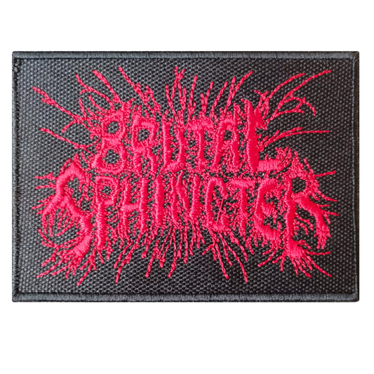 Brutal Sphincter - Red Logo Patch