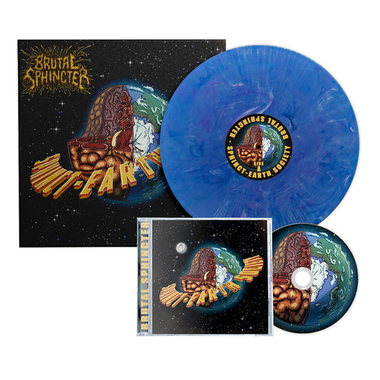 Brutal Sphincter - Sphincht-Earth-Society - Marble Vinyl + CD Bundle