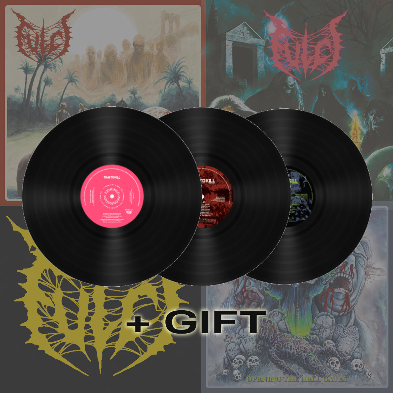 FULCI Discography - LP Black Edition - Pizza Zombie Delivery