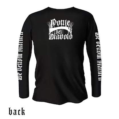 Ponte del Diavolo "Heart" black longsleeve