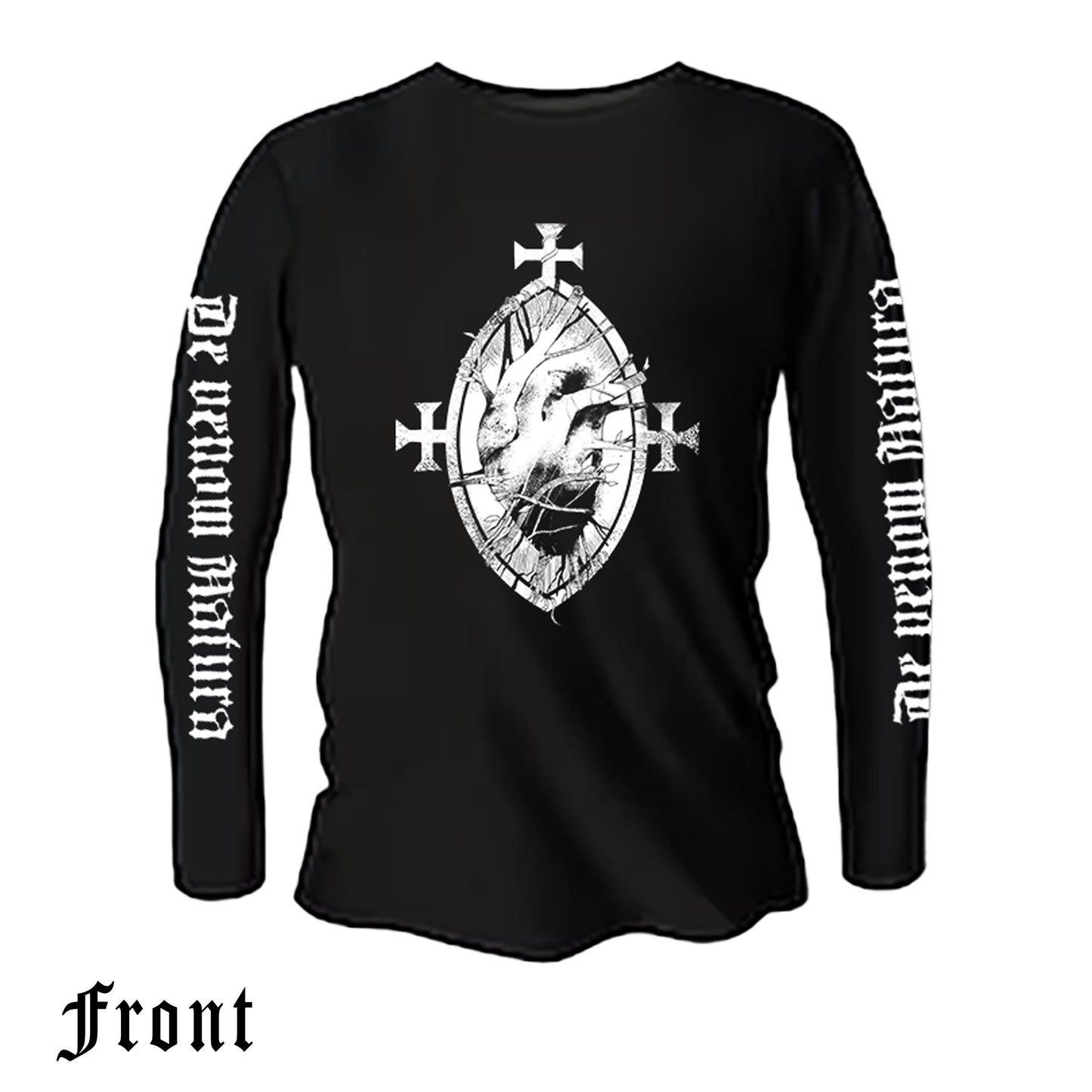 Ponte del Diavolo "Heart" black longsleeve