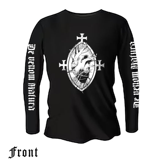 Ponte del Diavolo "Heart" black longsleeve