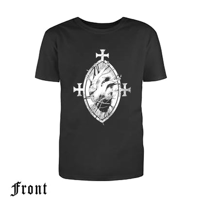 Ponte del Diavolo "Heart" black T-shirt