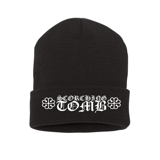 Scorching Tomb black beanie