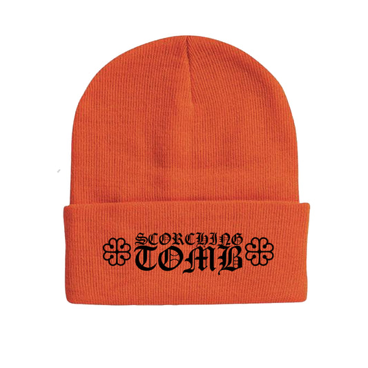 Scorching Tomb orange beanie