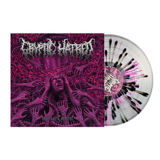 Cryptic Hatred "Internal Torment" LP ULTRA limited edition - clear splatter