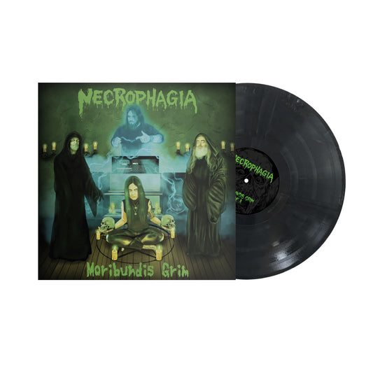 Necrophagia "Moribundis Grim" dark grey marble reissue LP
