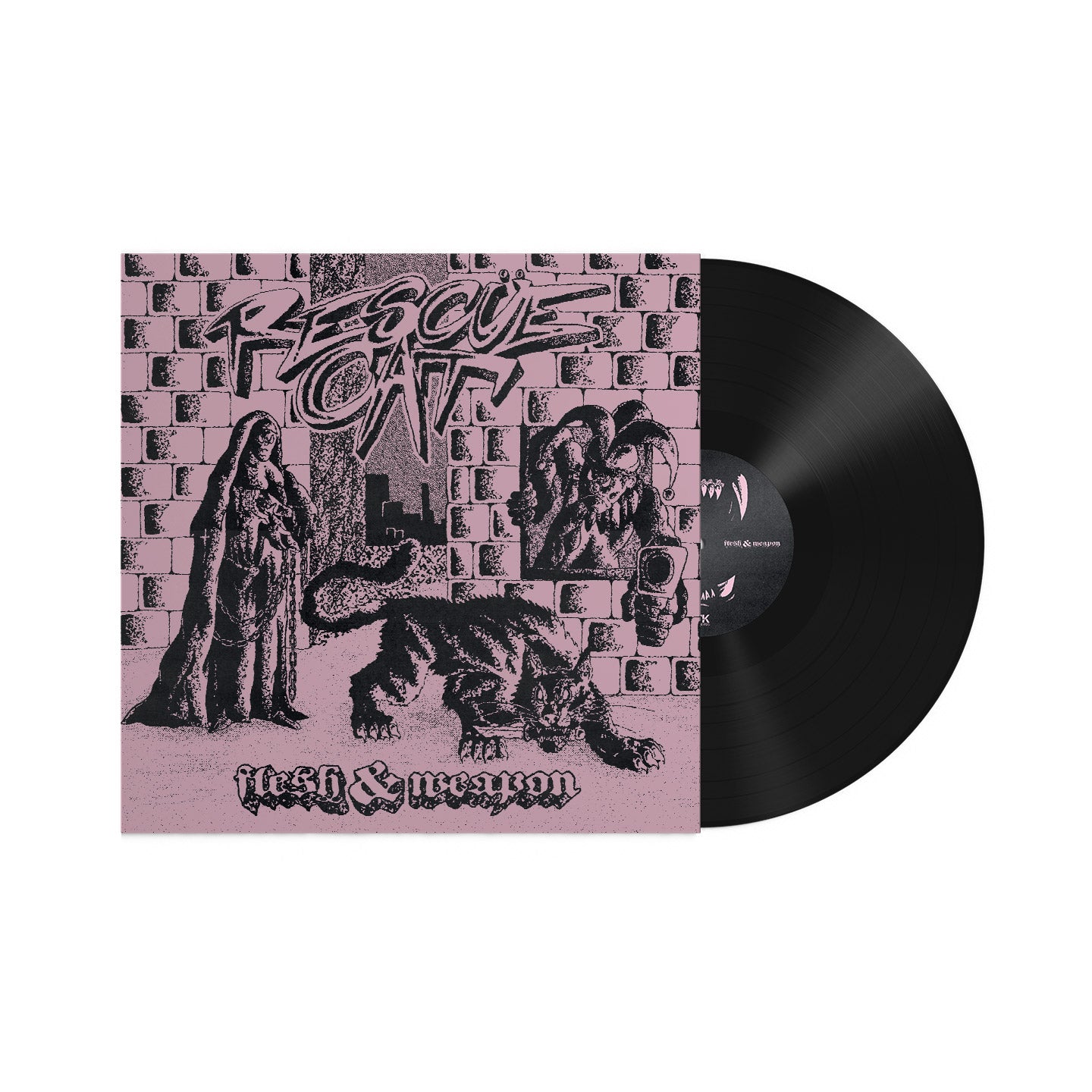 Rescue Cat - Flesh & Weapon - black vinyl