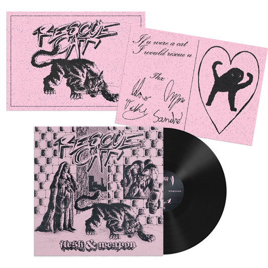 Rescue Cat - Flesh & Weapon - black vinyl Valentine Special (Limited Edition)