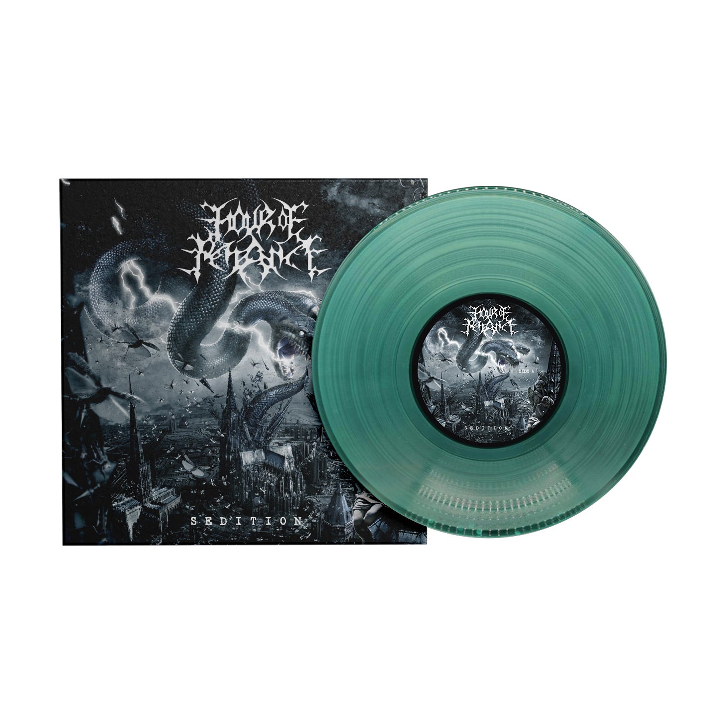 Hour Of Penance "Sedition" clear green LP (reissue 2025) preorder