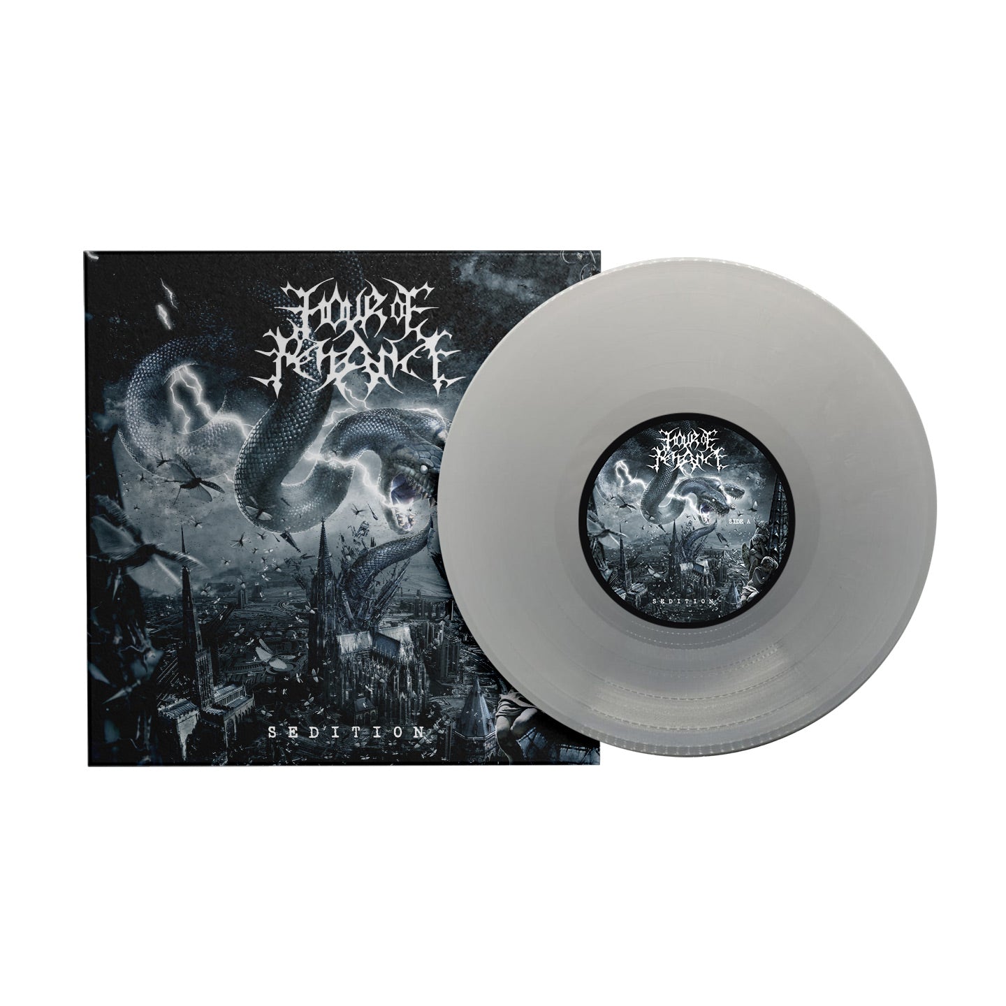 Hour Of Penance "Sedition" silver grey LP (reissue 2025) preorder