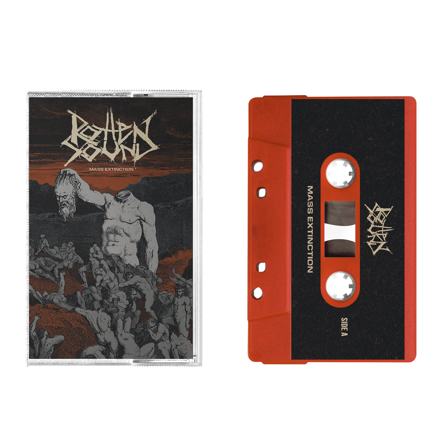 Rotten Sound "Mass Extinction" red mc