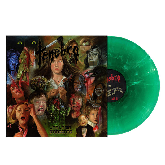 Tenebro - Una Lama d'Argento - LP repress green marble