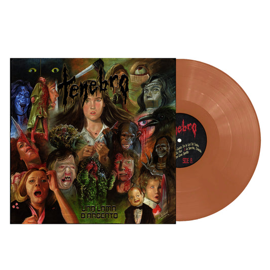 Tenebro - Una Lama d'Argento - LP repress solid brown