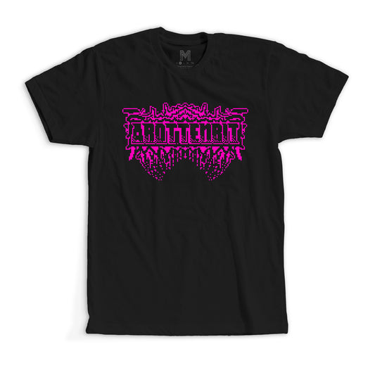 Arottenbit official tee pink logo