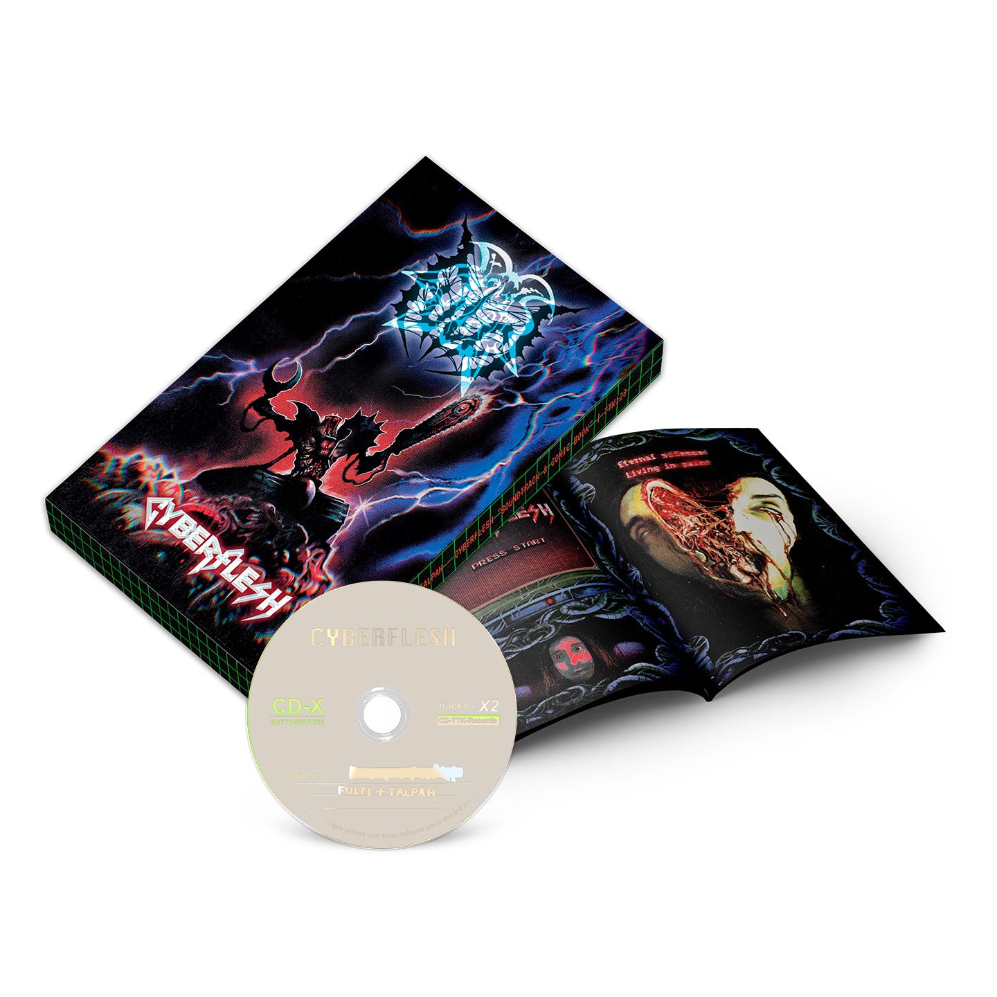 Fulci / Talpah - Cyberflesh | Ultra-exclusive long box CD + comic book