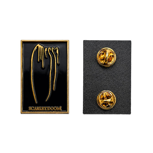 Messa - Black Gold Metal Pin