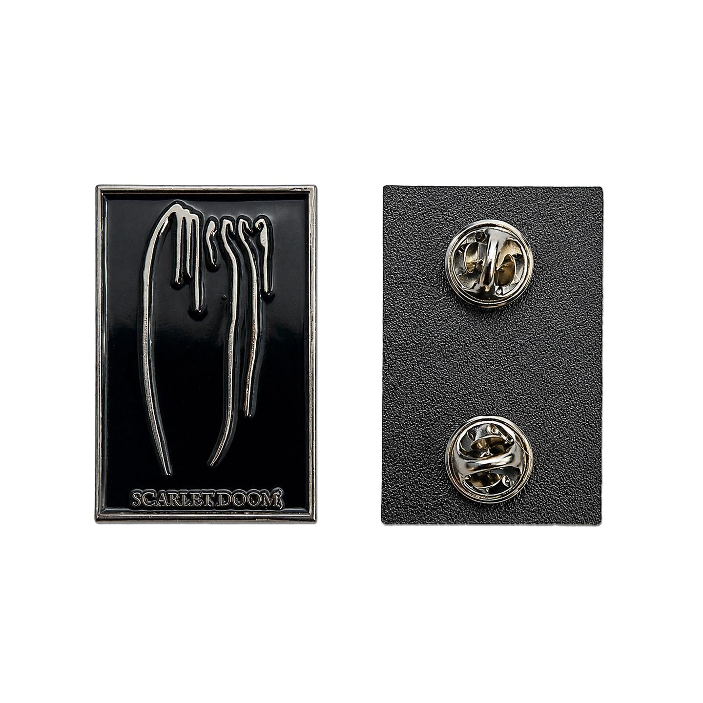 Messa - Black Silver Metal Pin