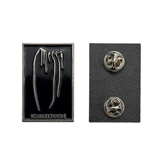 Messa - Black Silver Metal Pin